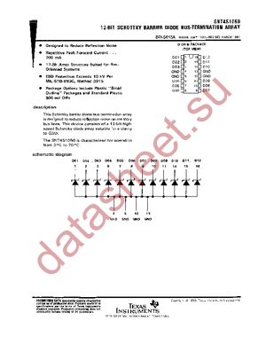 SN74S1050DG4 datasheet  